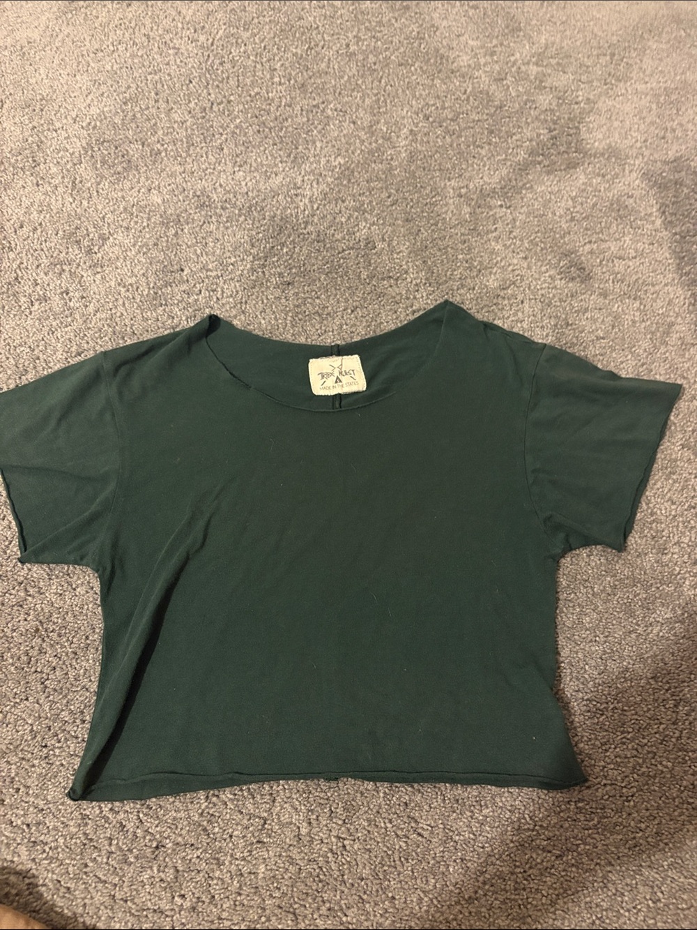 Tribe Kelley dark green baby tee